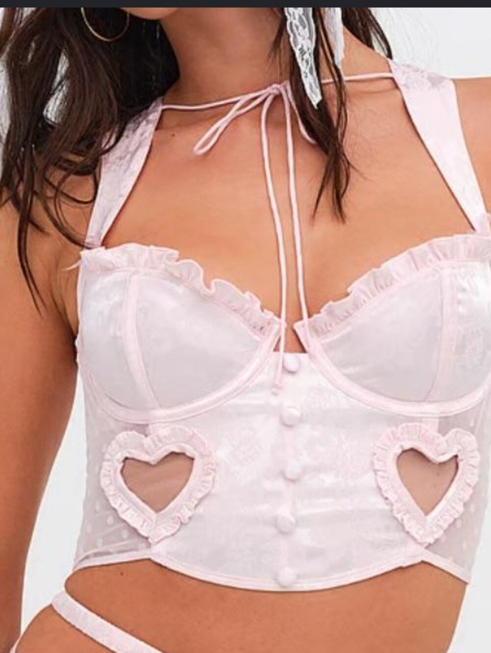 For Love And Lemons Ailani Bustier Sabrina Carpenter Soft Girl Lingerie Top
